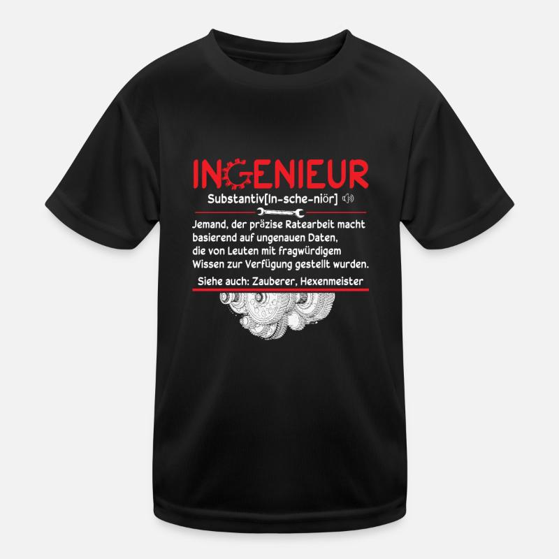 Definition Ingenieur Kinder Funktions-T-Shirt