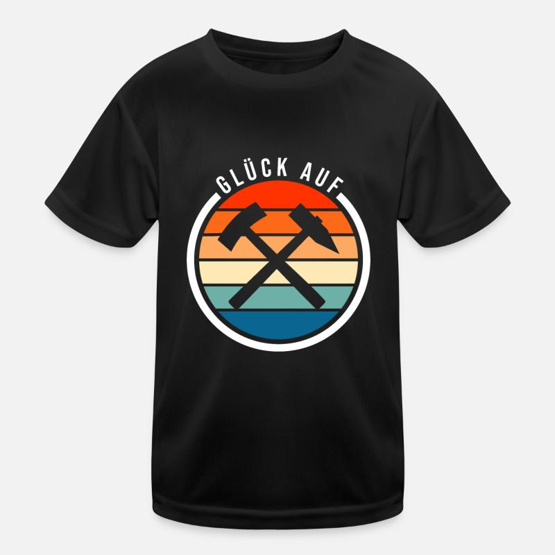 Glück auf Arzgebirg Kinder Funktions-T-Shirt