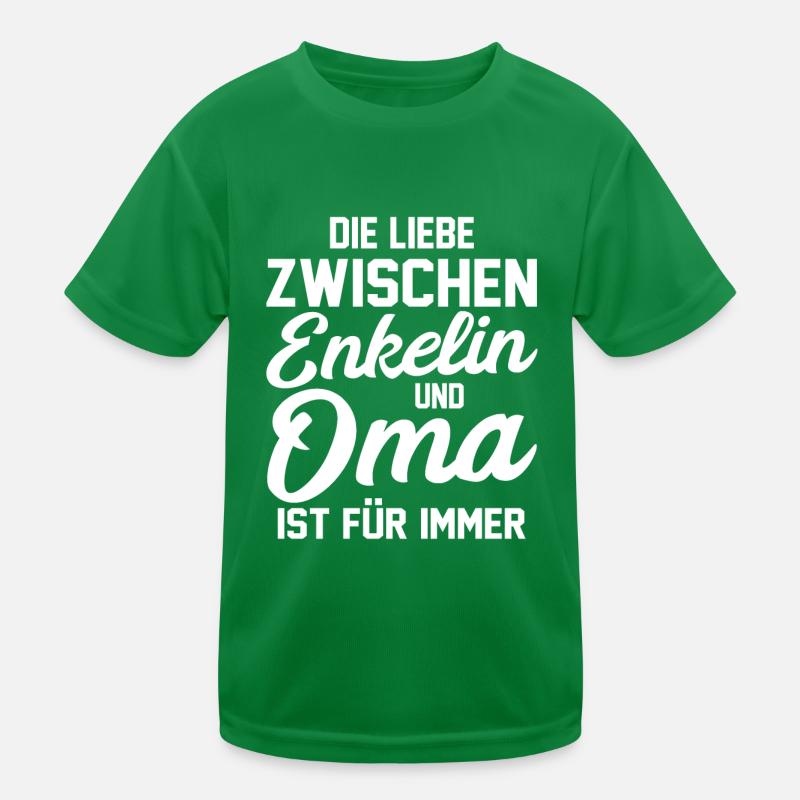Opa Großmutter Enkelkind Enkelin Kinder Funktions-T-Shirt