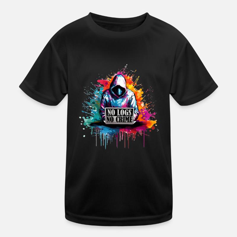 Ethical Hacker's Code: Keine Protokolle, kein Kinder Funktions-T-Shirt
