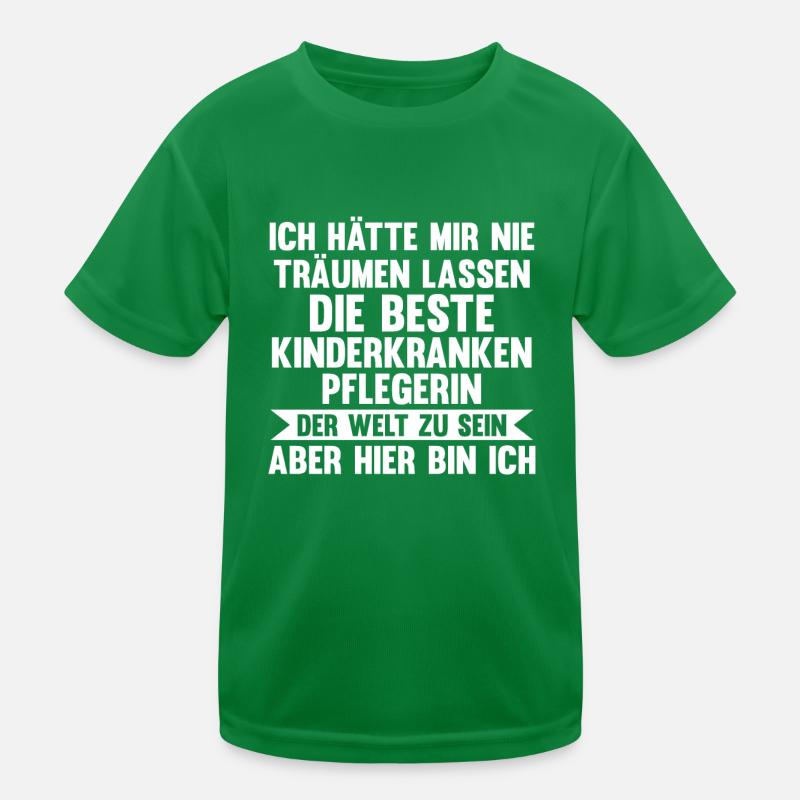 Pfleger Pflegekraft Kinderkrankenpflegerin Kinder Funktions-T-Shirt