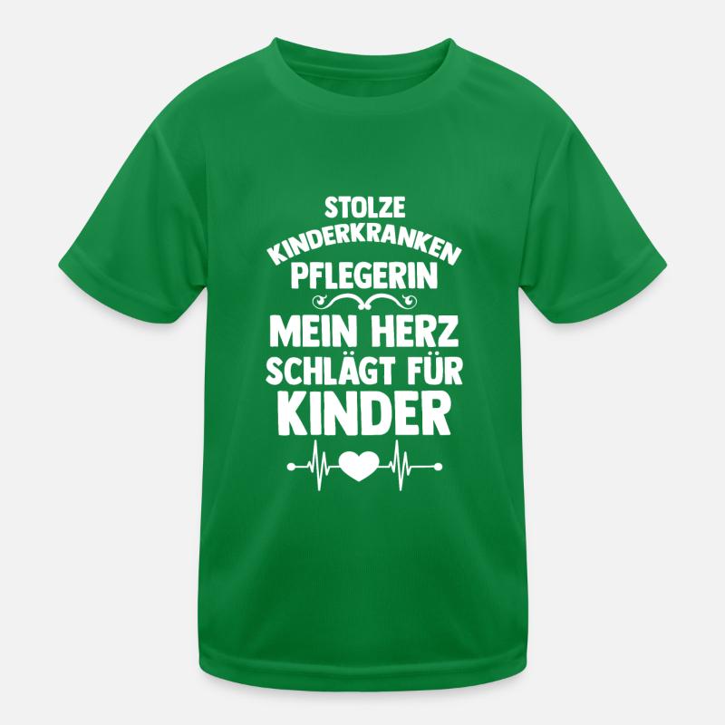 Pfleger Pflegekraft Kinderkrankenpflegerin Kinder Funktions-T-Shirt