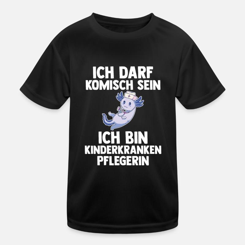 Pfleger Pflegekraft Kinderkrankenpflegerin Kinder Funktions-T-Shirt
