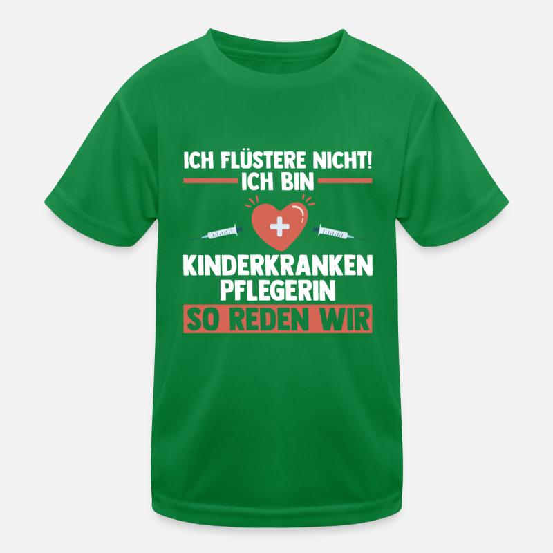 Pfleger Pflegekraft Kinderkrankenpflegerin Kinder Funktions-T-Shirt