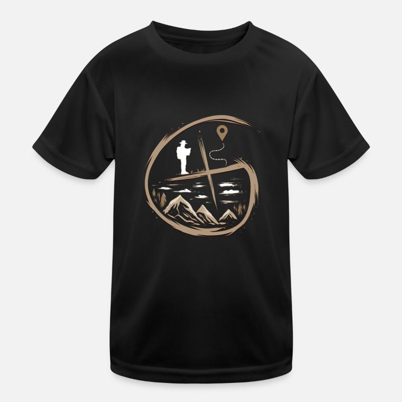 Geocacher Gift for Geocache Treasure Hunt Kids Functional T-Shirt