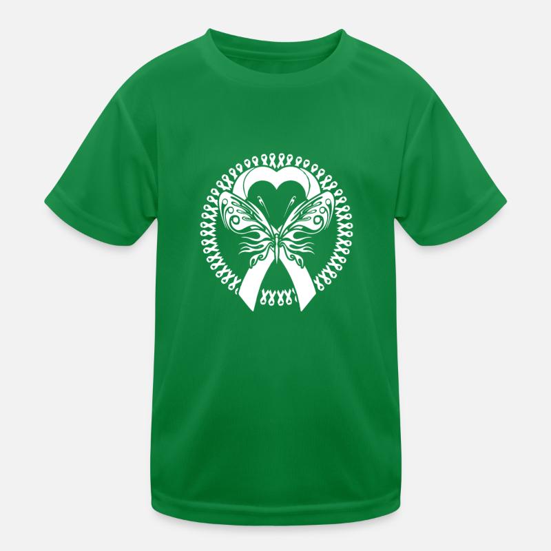 Fibromyalgie Rhumatismes Papillon T-shirt sport Enfant