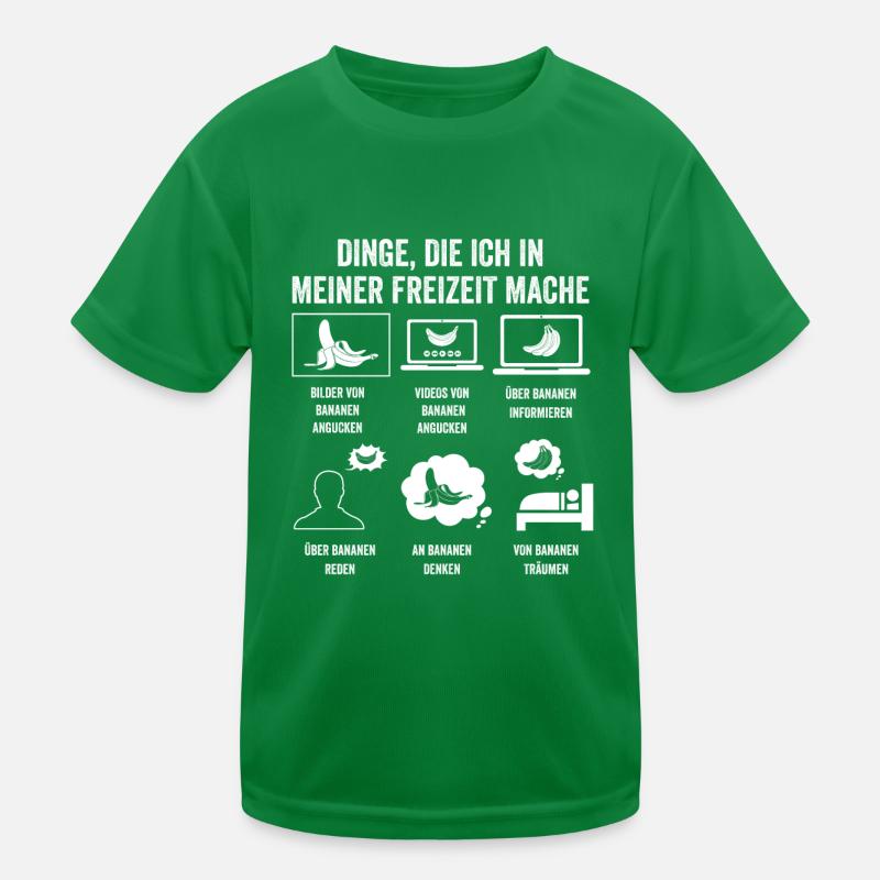 Früchte Banane Kinder Funktions-T-Shirt