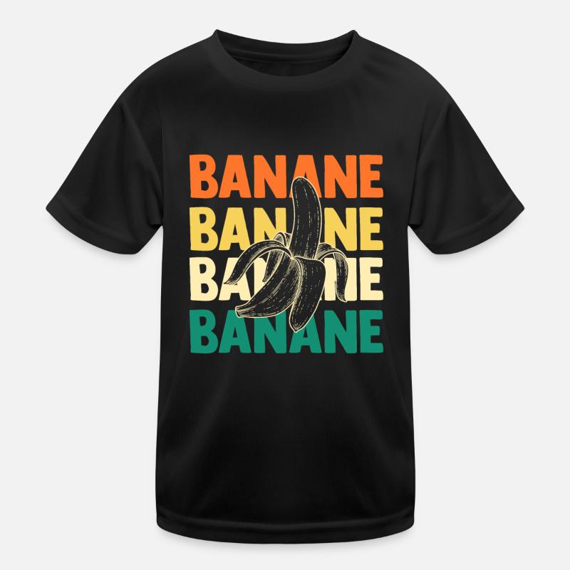 Früchte Banane Kinder Funktions-T-Shirt