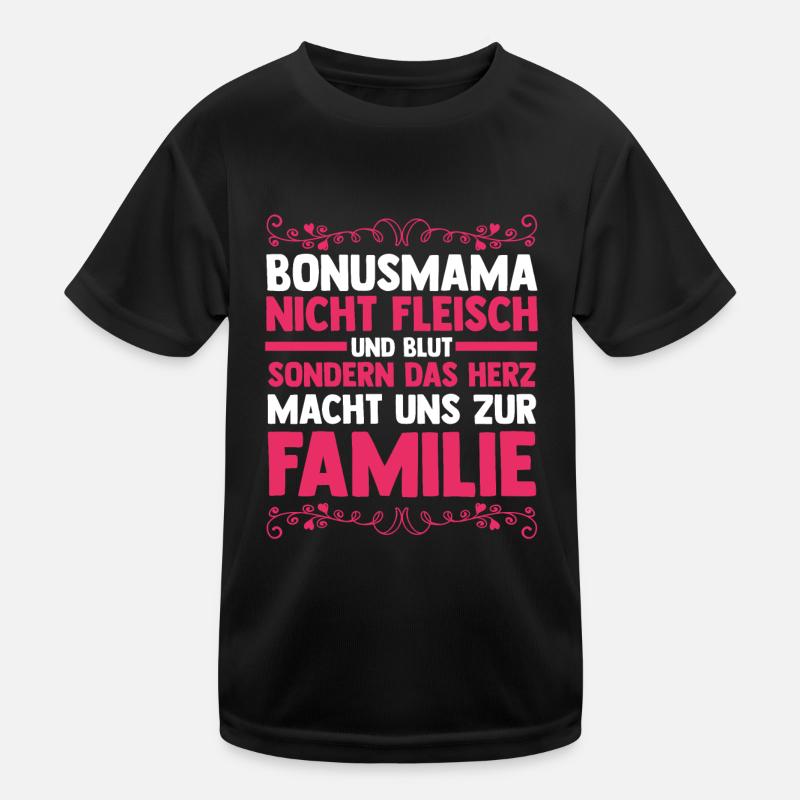 Stiefmutter Stiefmama Bonusmama Kinder Funktions-T-Shirt