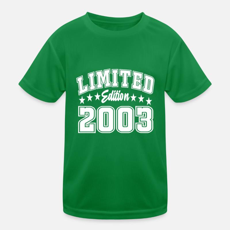 Limited Edition 2003 Kinder Funktions-T-Shirt