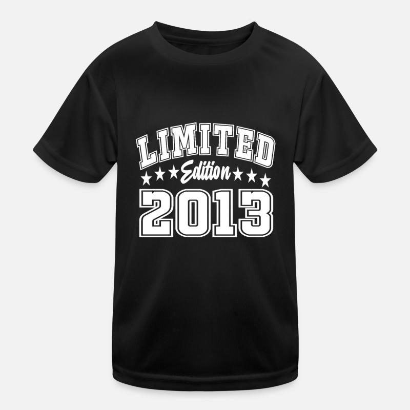 Limited Edition 2013 - Kinder Funktions-T-Shirt - Schwarz