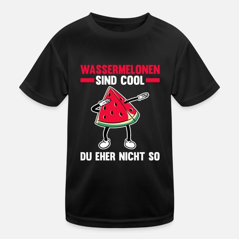 Früchte Wassermelone Kinder Funktions-T-Shirt