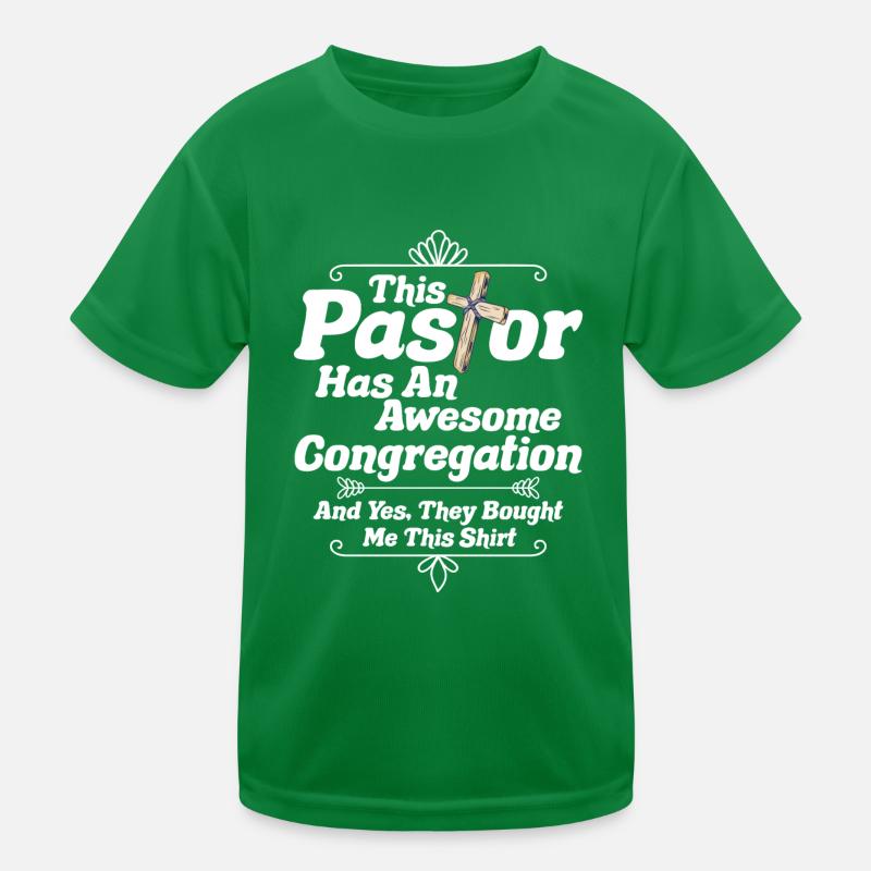 Ce pasteur a une église de congrégation géniale T-shirt sport Enfant