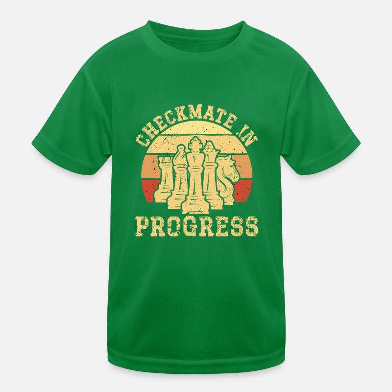 Checkmate In Progress Kids Functional T-Shirt