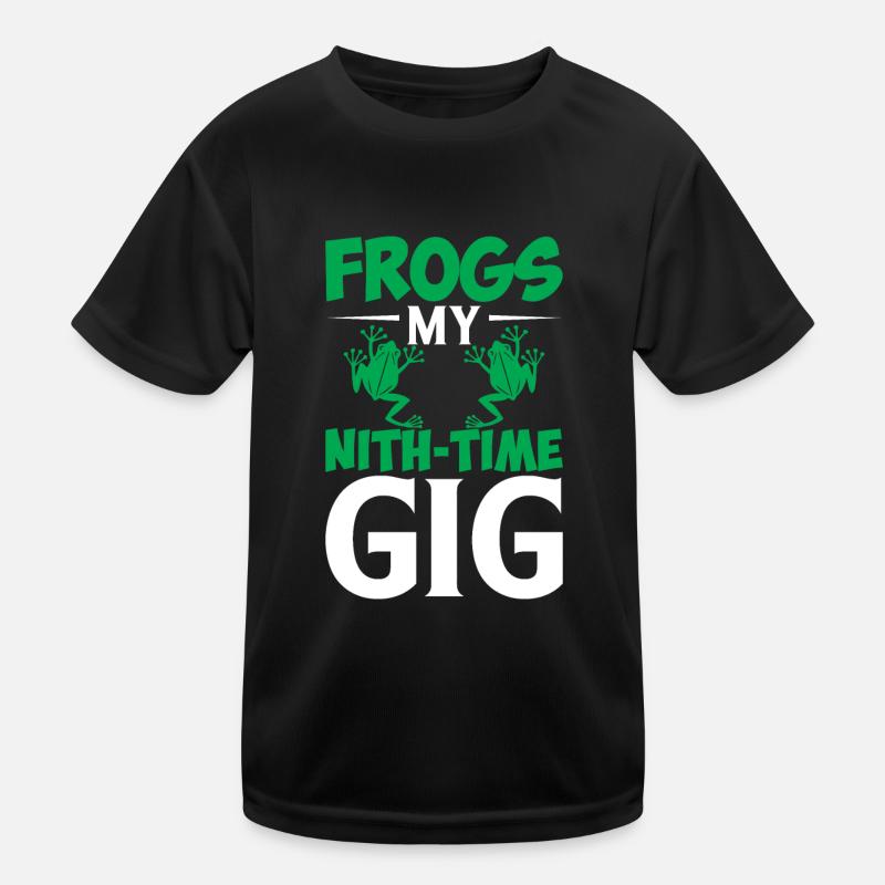 Frogs Mon Nith-Time Gig T-shirt sport Enfant