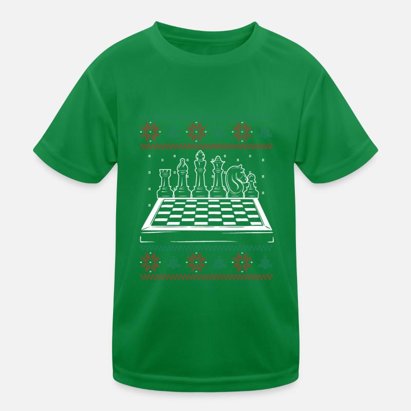 Échiquier de Noël T-shirt sport Enfant