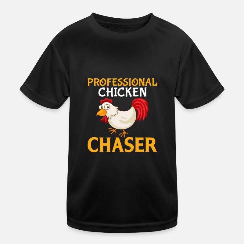 Chasseur de poulets professionnel T-shirt sport Enfant