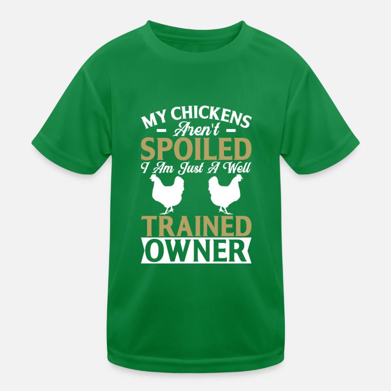 Mes poules ne sont pas gâtées T-shirt sport Enfant