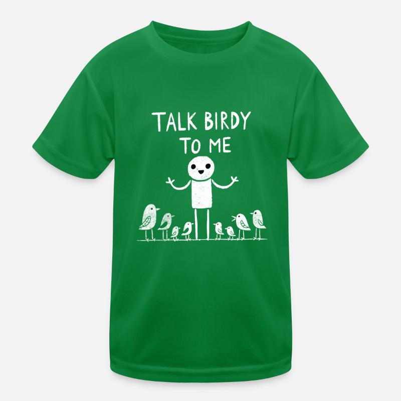 Chirpy Conversations oiseau chuchoteur Doodle T-shirt sport Enfant