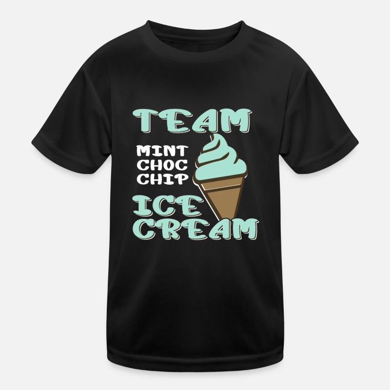 Team Mint Choc Eiswaffel Eiscreme Eis Kinder Funktions-T-Shirt