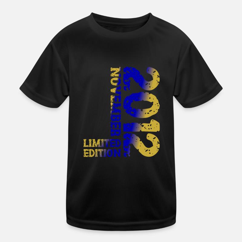 2012 Novembre Édition Limitée 11e Anniversaire Décoration T-shirt sport Enfant