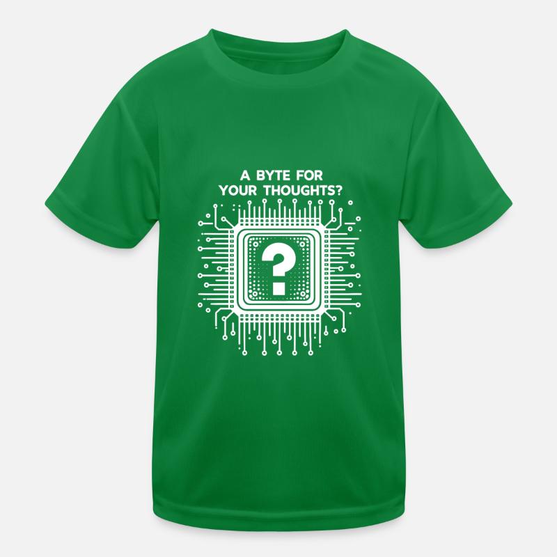 A Byte For Your Thoughts? Kids Functional T-Shirt