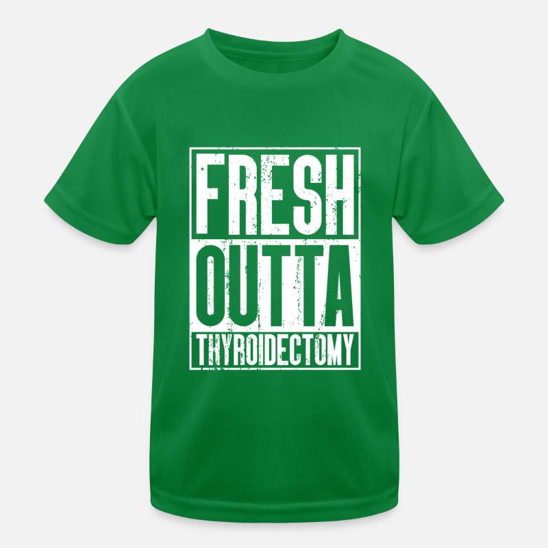 Fresh Outta Surgery - Thyroidectomy Kids Functional T-Shirt