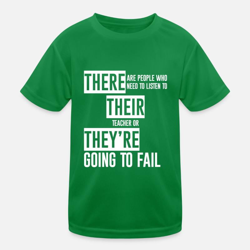 Les gens ont besoin d’écouter leur professeur 2 T-shirt sport Enfant