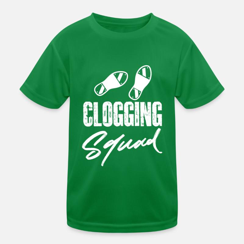 clogging squad Design for a tap dance fan Kinder Funktions-T-Shirt