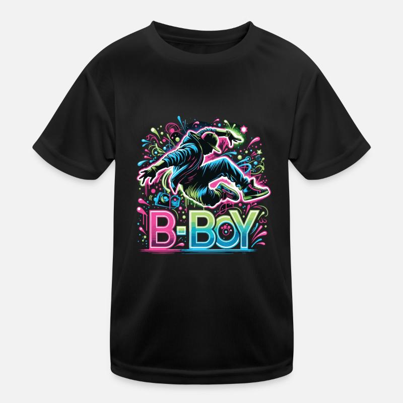 Breakdance Breakdancer Breakdance Kinder Kinder Funktions-T-Shirt