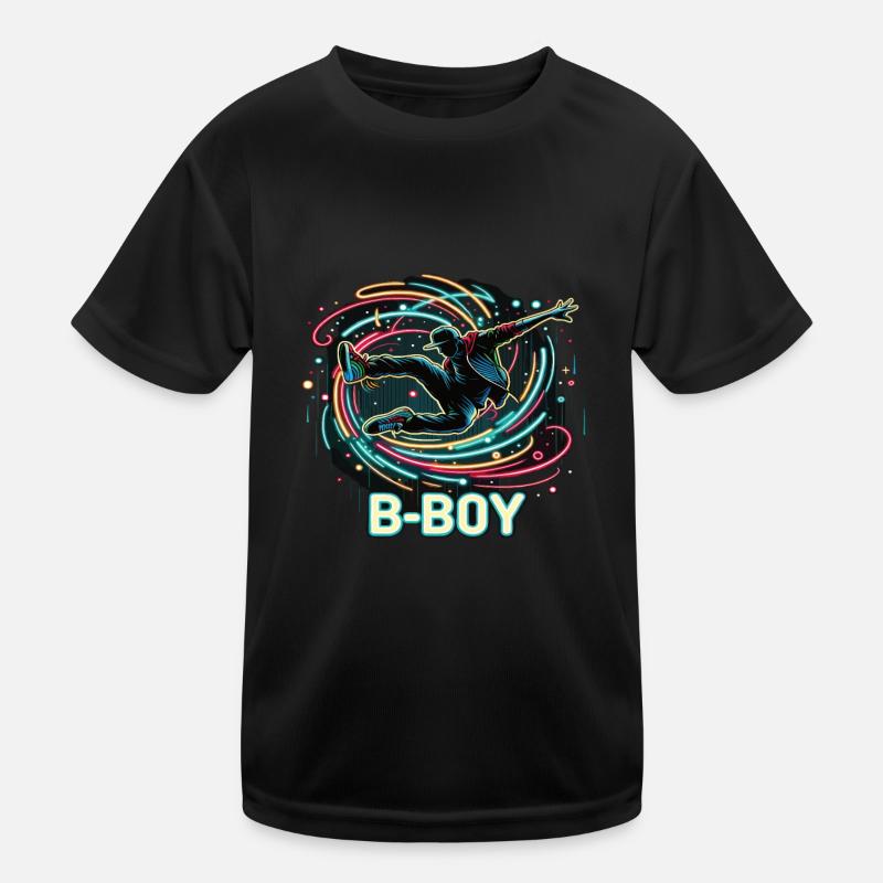 Breakdance Breakdancer Breakdance Kinder Kinder Funktions-T-Shirt