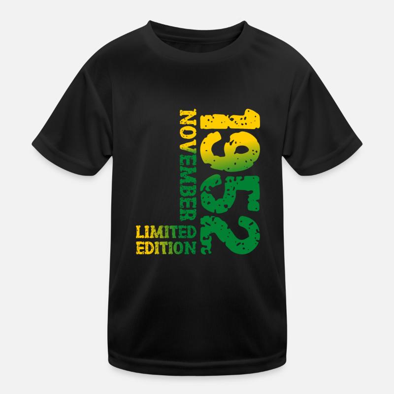 1952 November Limited Edition 71. Geburtstag Deko Kinder Funktions-T-Shirt