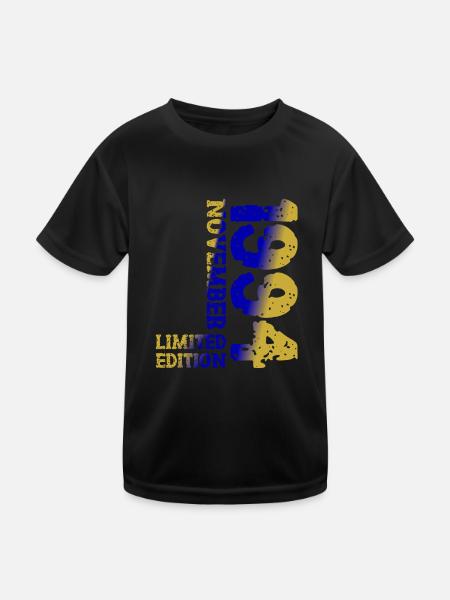 1994 November Limited Edition 29. Geburtstag Deko - Kinder Funktions-T-Shirt - Schwarz - Vorne