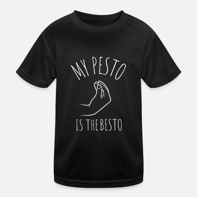 Italian Cuisine - Basil Pesto Is The Besto Kids Functional T-Shirt