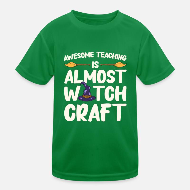 Lustige Lehrer Halloween Geschenke Kinder Funktions-T-Shirt