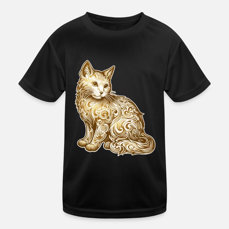 chat T-shirt sport Enfant