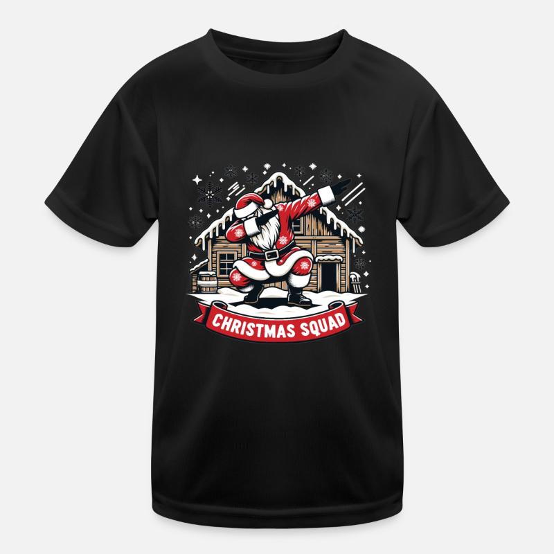 Christmas Squad Kinder Funktions-T-Shirt
