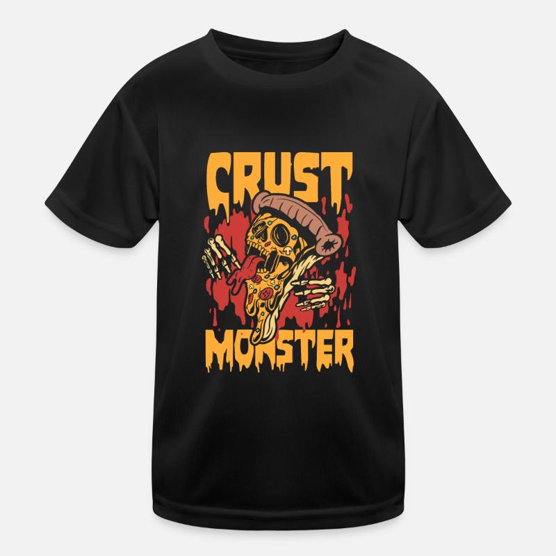 Crust monster | delicious italian flatbread Kids Functional T-Shirt