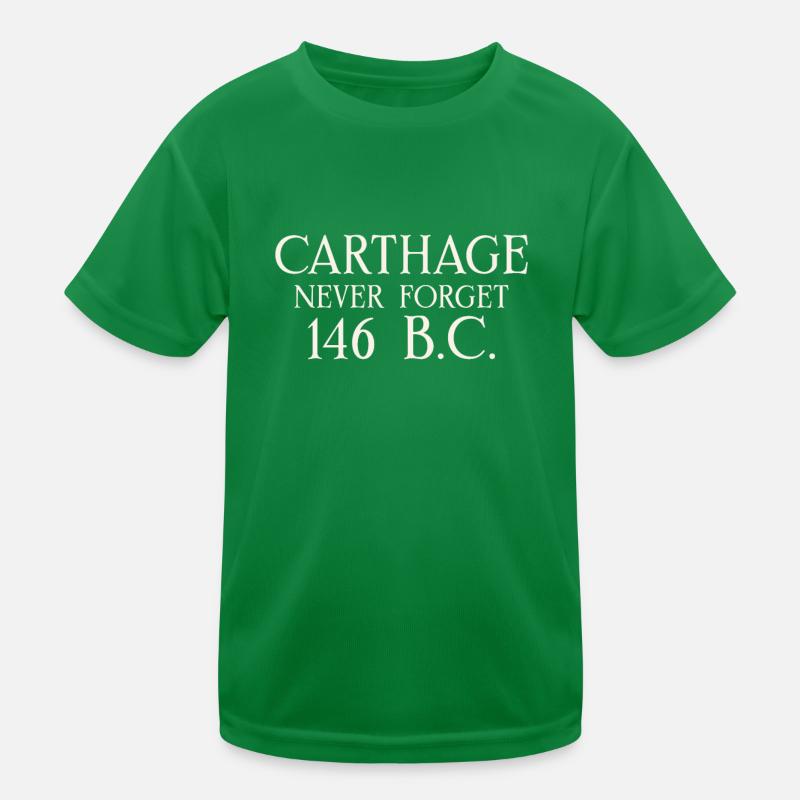 Carthage Punic Wars Hannibal Barca against Rome Kids Functional T-Shirt