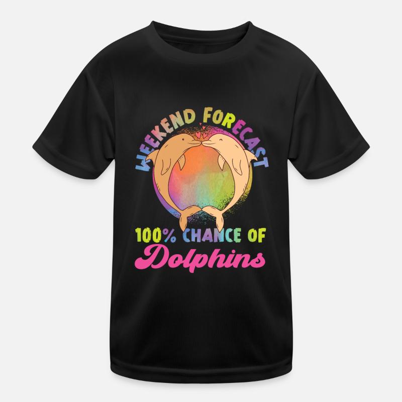 Dolphin Weekend Forecast: 100% Kinder Funktions-T-Shirt