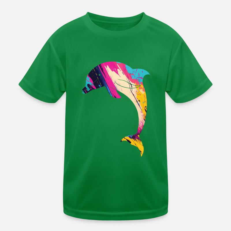 Dolphin Kids Functional T-Shirt