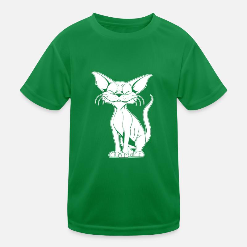 Sourire de chat Sphynx T-shirt sport Enfant
