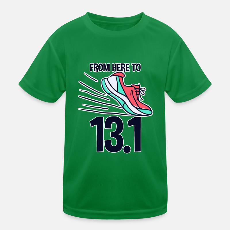 From Here To 13.1 2 Kinder Funktions-T-Shirt