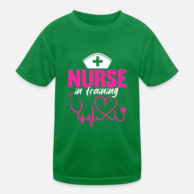 Infirmière en formation - Citations drôles d’infirmière T-shirt sport Enfant