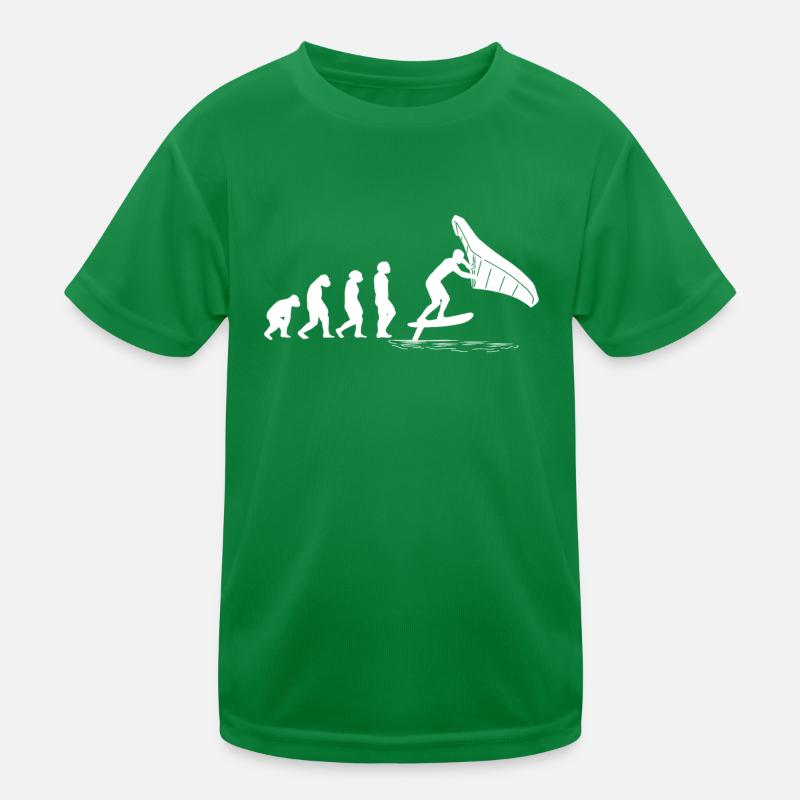 Wingfoil-Surfer Wingfoiling-Board Evolution Kinder Funktions-T-Shirt