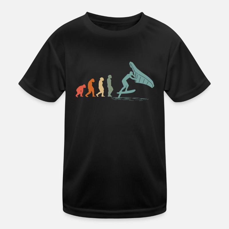 Planche de wingfoil Surfer Wingfoil Vintage T-shirt sport Enfant