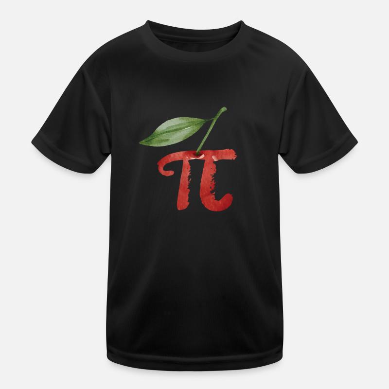 Kirsche Pi Day Lustiger Kuchen Kirschen 3.14 Humor Kinder Funktions-T-Shirt