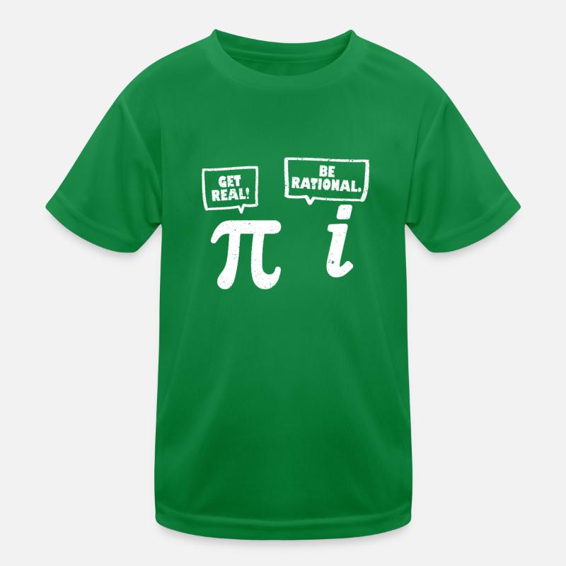 Get Real Be Rational Funny Pi Day Math Teacher Kinder Funktions-T-Shirt