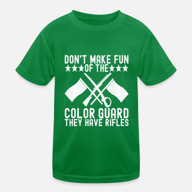 Drapeau agitant la fanfare garde de couleur T-shirt sport Enfant