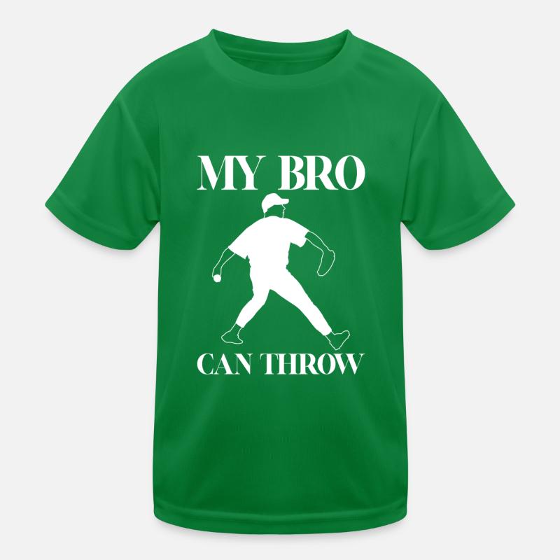 Mon frère peut lancer 4 T-shirt sport Enfant